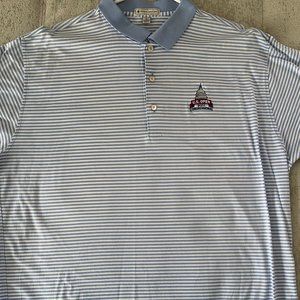 Peter Millar Blue XL Gold Shirt US Open 2011